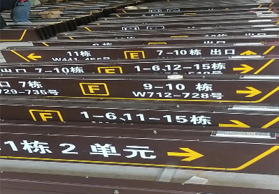 织金广告标识中，常见的几种安装方式。